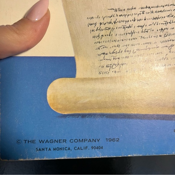 Vintage 1962 Wagner Living America The Declaration of Independence pop-up book - Picture 6 of 8